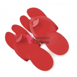 Papuci de unica folosinta x 12 perechi, culoare Rosu Bordo 26332